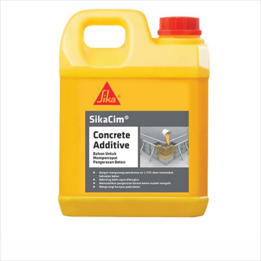 SikaCim Concrete Additive 900ml - Pengerasan Beton Optimal